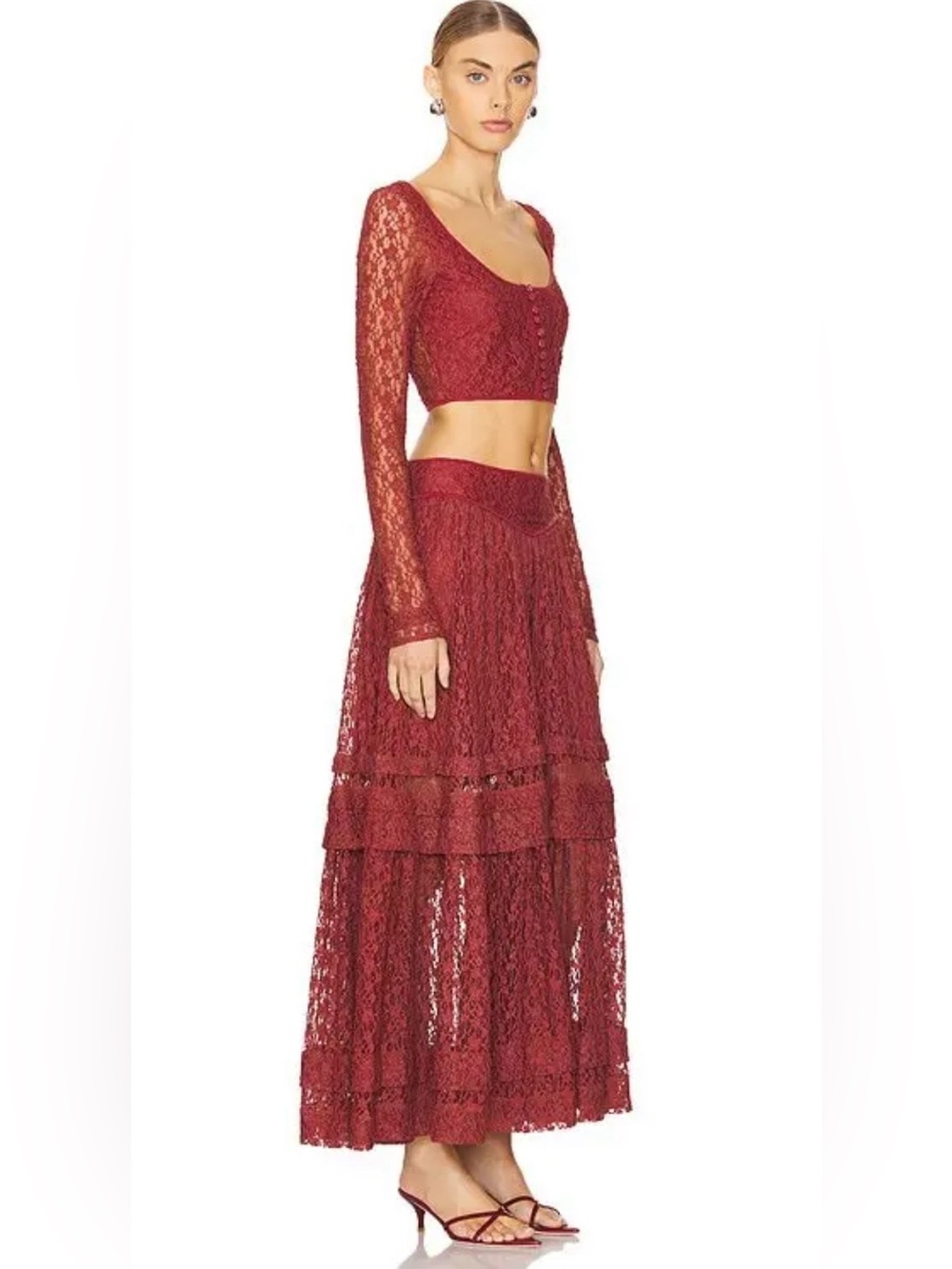 🆕 FREE PEOPLE Arcana Set / Marsala Combo Medium